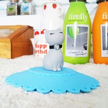 바이앨리 도도한 고양이 도도캣 실리콘 밀폐 머그 컵덮개 겸 컵뚜껑 (돌잔치 답례품) jan3600ea, 무엇이든몰 도도캣 블랙캣, 무엇이든몰 본상품선택