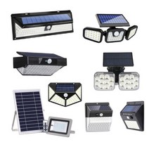 태양광 충전식 LED 빛센서라이트 야외 정원 벽걸이형 올인원 종류, 3.IP65 방수 3방향 SMD 74LED