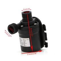순환모터 수중 온수순환용 보일러 순환용 800L/H 5m DC 12V 24V 태양열 온수기 브러시리스 모터 순환 워터, 02 24V
