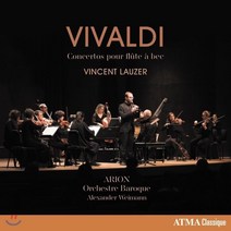 ANTONIO VIVALDI - CONCERTOS FOR FLUTE/ VINCENT LAUZER ALEXANDER WEIMANN 비발디: 리코더 협주곡집 - 라우처 바이만 캐나다수입반