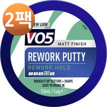 Vo5 헤어 스타일링 왁스 리워크 150ml, 2팩