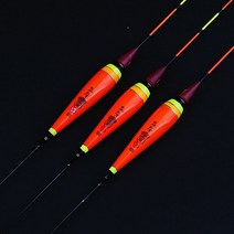 이화스포츠 천리안 슬림 4점등 양어장 대물 전자찌, 50cm (3.9g), 레드
