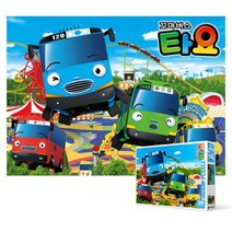 100피스 직소퍼즐 - 타요 놀이동산 (큰조각), 색상, 퍼즐/블럭 조각 수