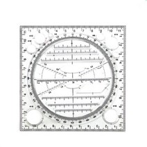 다기능 드로잉 템플릿 아트 디자인 건설 제도 눈금자, 02 blank