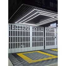 세차장 폴딩 도어 카작업장 투명 파티션 슬라이딩도어, 투명성의 네 가지 섹션 4 단락 투명