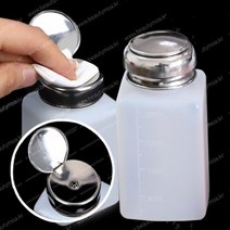 메탈 펌프공병 200ml 디스펜서 리무버용기 메탈멘다 리무버공병, 메탈펌프공병200ml