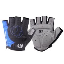 1 쌍 반 손가락 사이클링 장갑 미끄럼방지 Anti-sweat 젤 자전거 타기 충격 MTB 도로 산악 스포츠, M, 파란