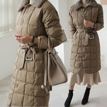 하이데일리 양털 카라 오리털 패딩점퍼