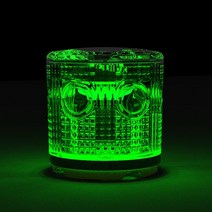태양광경광등 경고 빛 장애물 스트로브 깜박이 LED 농장 크레인 건설 낚시 보트 사이트 등 적합, 03 green_02 자기 스틸
