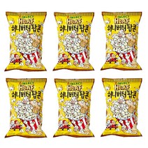 바프 콜라보 허니버터팝콘, 80g x 6개