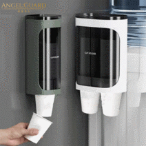 엔젤가드 종이컵 디스펜서 수거함 테이크아웃 컵홀더, 01. 케이트 종이컵디스펜서 1구 그린