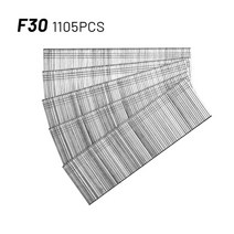 1105pcs F15/F20/F25/F30 전기 네일 스테이플러 네일러 가구 DIY 홈/정원 목공 도구 스트레이트 브래드 손톱, [05] 1105pcs 30mm