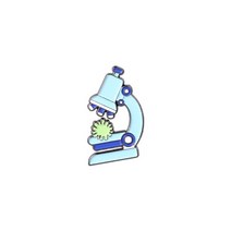 실험실 소모품 현미경 화학 분자 브로치 DNA 생물 실험 도구 금속핀 배낭 액세서리 과학자, 한개옵션1, 03 03