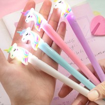 신기한 인싸 학용품 관종템 유니콘볼펜, 핑크