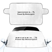 커버자동차 앞 유리 차양 커버 Tesla Model 3 X S Y P100D SpaceX 용 uv 차단 선 실드 프로텍터 액세서리, 01 For Model 3
