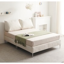 Sensus 센서스 삼각쿠션 침대 Q (매트리스 포함), 아이보리