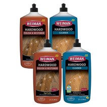 Weiman 플로어 리퀴드 우드 크리너 & 폴리쉬 하드우드 Floor Liquid Wood Cleaner & Polish Hardwood 946ml 2팩