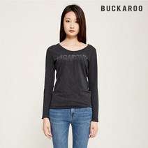 [버커루] 여성 핫픽스 레터링 티셔츠(B195TS600P)