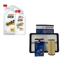 싼타페DM 디젤 캐스트롤 GTX 5W30 보쉬필터패키지(7L) 0096-2445