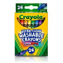 [TR▽5] 미술놀이크레용 크레파스 유아미술용품 크레파스48색 입학선물 엄마표놀이, ▩▷_ 크레욜라 수성 크레용 24색 K 그림놀이크레용, ∵본상품∵