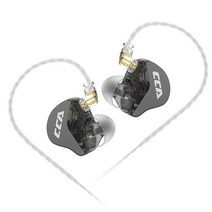 가성비블루투스이어폰 무선이어폰 cca cra 귀에 매달려 유선 hifi 헤드셋 모니터 헤드폰 noice 취소 스포츠 게이머 이어폰 kz zex pro nra ca4, 크래 블랙
