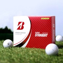브리지스톤 2023 슈퍼 스트레이트 테크놀로지 3피스 골프공, 슈퍼스트레이트 TN 펄화이트