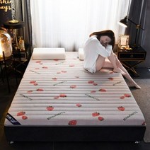 에어매트 자충매트 캠핑 천연 라텍스 다다미 매트리스 스폰지 커플 침대 침실 가구 10cm
