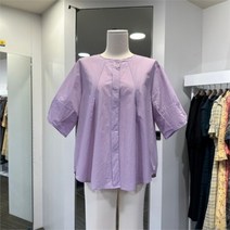 셀러허브 1 올리비아로렌 SH02 볼륨 소매 블라우스 라벤더 VOBNSYM5496