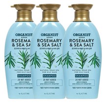 [정수리 냄새 제거] 오가니스트 로즈마리 씨솔트 샴푸 500ml, 3개