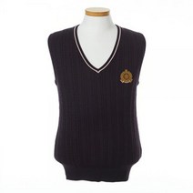 [ClDS-212]진보라색 니트 조끼 (일산대진고 해당) 교복조끼 교복