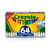 Crayola 세척 가능한 마커 브로드 라인 64개, Washable