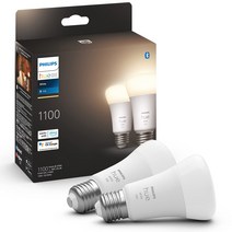 Philips Hue(필립스휴) 스마트 전구 E26 75 W LED 전구 Alexa 대응 전구색 조명 라이트 램프 조광 Echo Google Home Siri [일본 정규품] 화이트 Bluetooth+Zigbee 2개들이