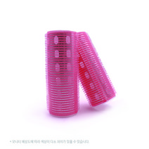 FHI 앞머리 롱 헤어롤 열전도 조립식 왕 구르프 세트, 핑크 3.5x10.3cm (2P)