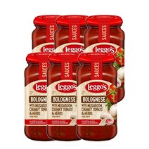 레고스 파스타 소스 볼로네제 500g Leggos Pasta Sauce Bolognese Mushroom Chunky Tomato, 6팩, 6개