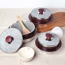 [키친아트] IH 인덕션 돌솥 자연석 곱돌솥, 4인용4호