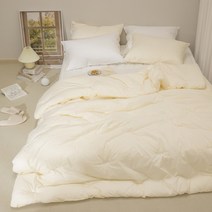 국산 옥수수솜 고밀도 60수 베개커버 차렵이불 세트