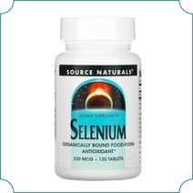 소스내추럴스 셀레늄 200mcg Selenium Antioxidant 항산화 120테블렛