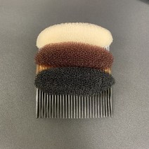 머리볼륨패드 헤어퍼프패드 머리빗핀 부분가발빗 볼륨업패드