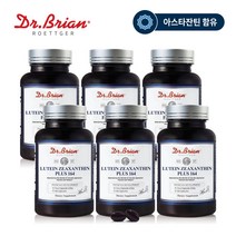 [6통] 닥터브라이언 루테인 지아잔틴 플러스 164 아스타잔틴 60캡슐(총12개월분), 6통