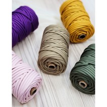 6.5mm 40yard 530g 무광 굵은 폴리에스터 우동끈 로프 우동실, No.4