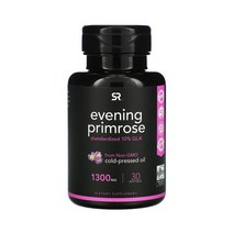 스포츠리서치 SR 이브닝 프림로즈 Primrose 1300mg 30정 냉압착 오일 10% GLA