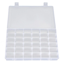 터미널박스 다용도 보관 케이스 비즈통 악세사리 공예 재료 알약 정리함 부품 수납함 박스, 36칸(1개)