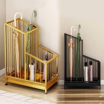 가정용 우산받침대 장우산용 단우산용 인테리어용 우산꽂이, 스틸라인 블랙