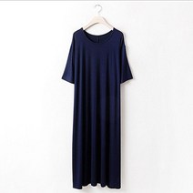 시드마켓 스판 레이온 무지 롱 원피스 1082361S 빅사이즈 여성