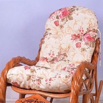 흔들 의자 쿠션 패드 거실 스윙체어 쇼파 이동식 안락의자 1인용 락킹체어