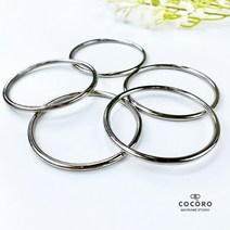 메탈링 오링 3컬러 차량용 미니 드림캐쳐 키링만들기, 실버
