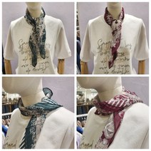 올리비아로렌 고급스러운 페이즐리 믹스 패턴 실크 스카프 nc청주점 vybxfvf7111