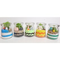 [피아트테라리움] DIY 미니테라리움 원예 원예활동 원예체험 원예프로그램 원예키트 테라리움 테라리움만들기 테라리움만들기재료 모스 모스테라리움 미술재료, 4.토끼, 1개