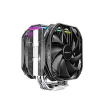 I7 10700 DEEPCOOL AS500 PLUS CPU 공기 냉각 라디에이터 1700/5 히트 파이프/ARGB 팬텀 캡/오버클럭 성능, 01 없음 RGB_01 Black