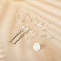 귀이개 귀이 클리너 교체 팁 세트 귀 관리 액세서리 상자 포함